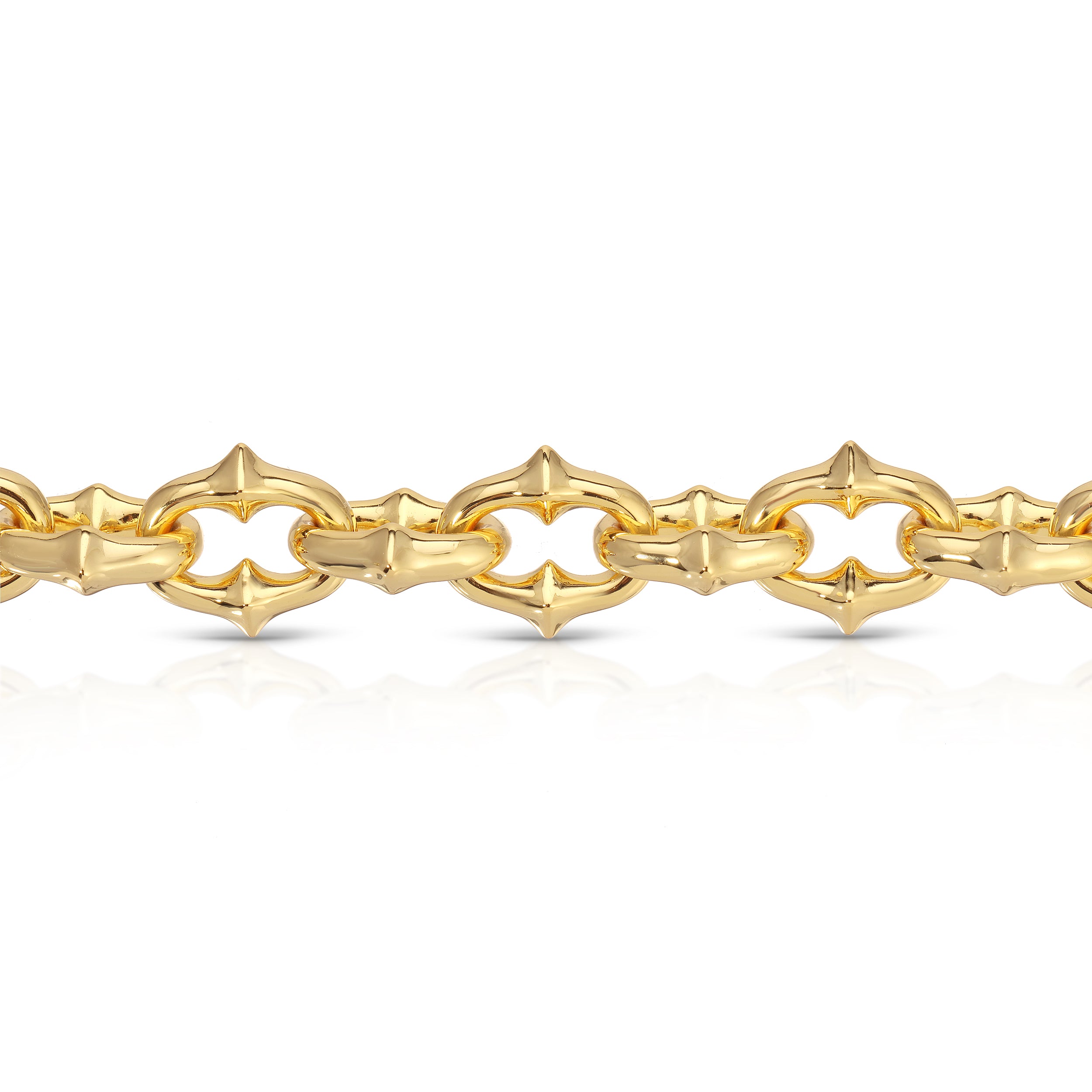Gold Large Tattoo Link Chain