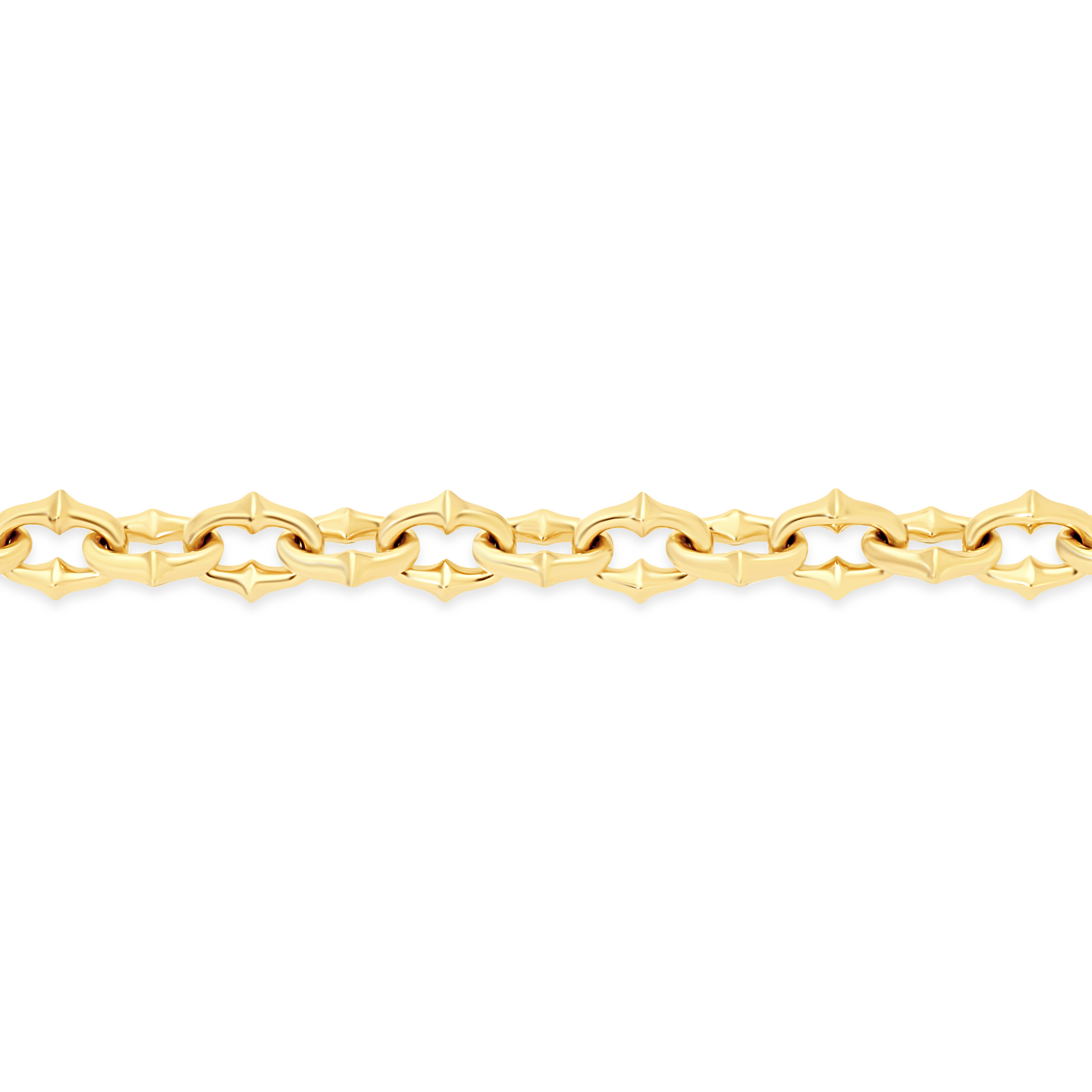 GOLD SMALL TATTOO LINK BRACELET