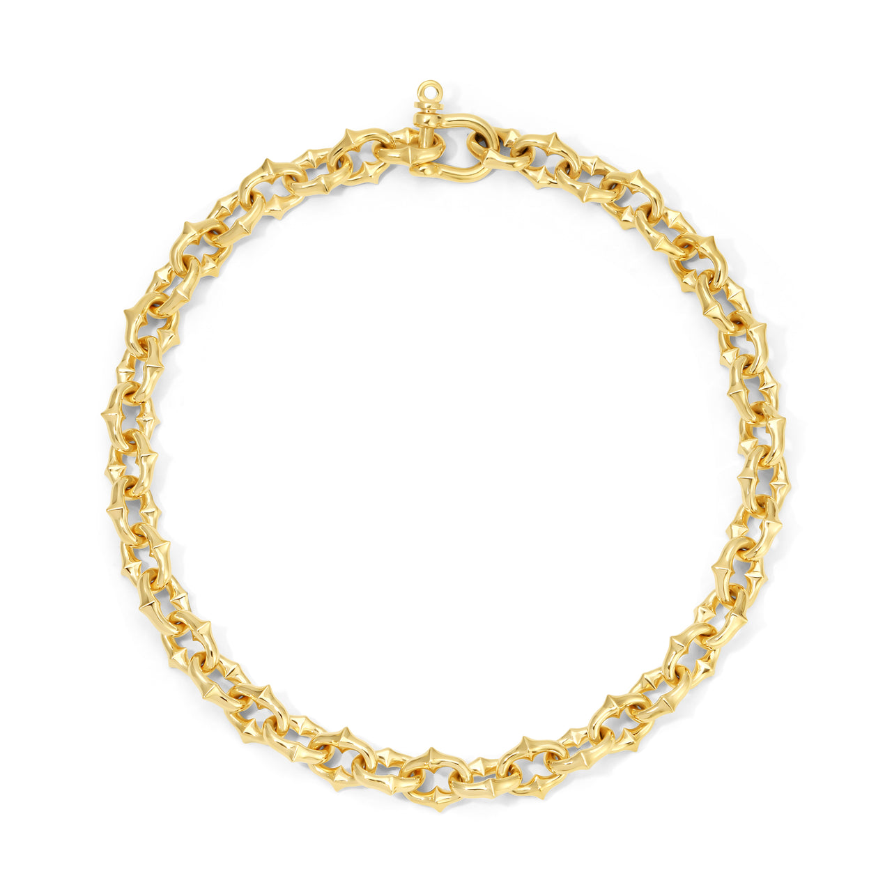 Gold Large Tattoo Link Chain