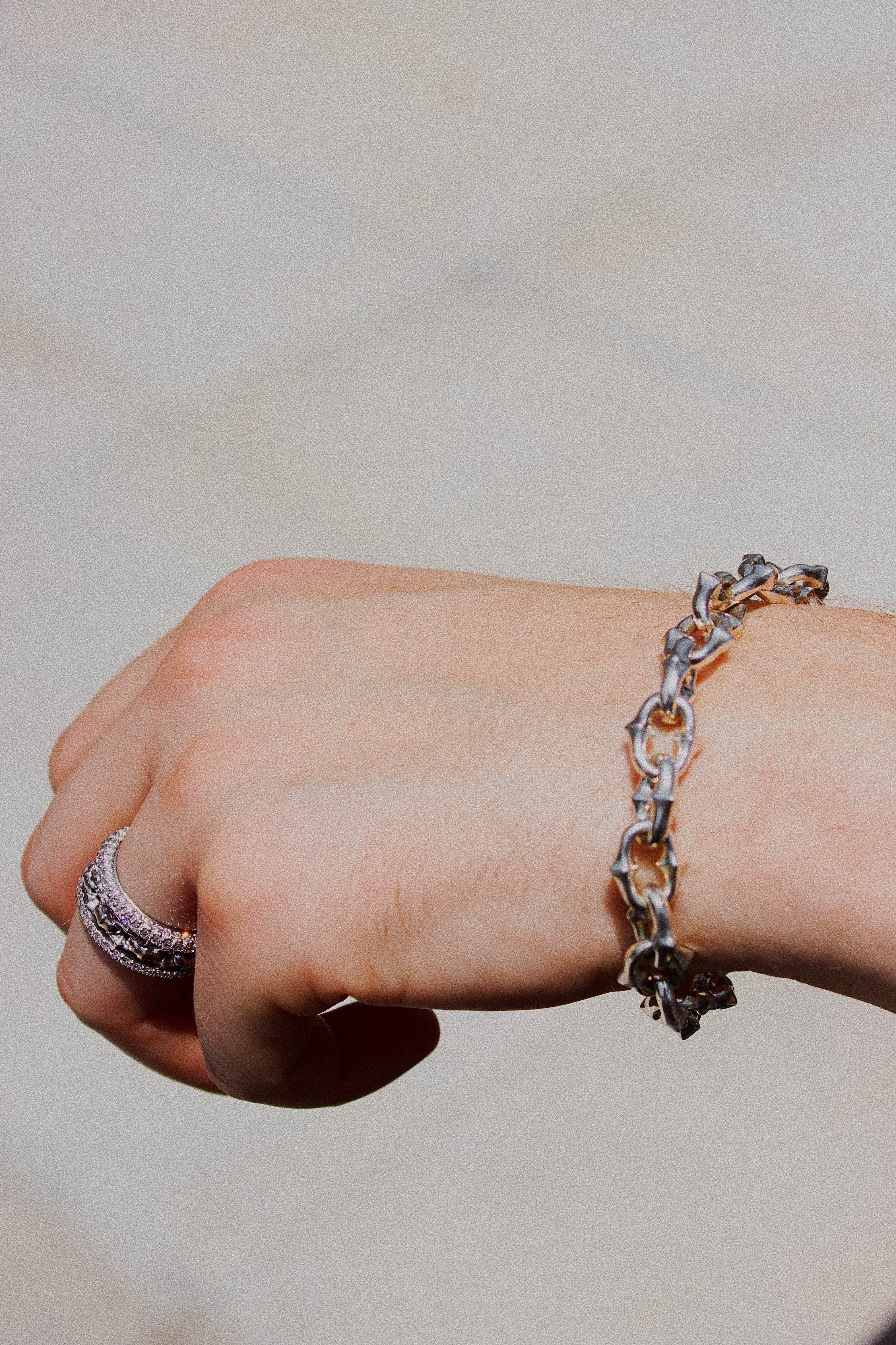 DIAMOND TATTOO CUSP RING