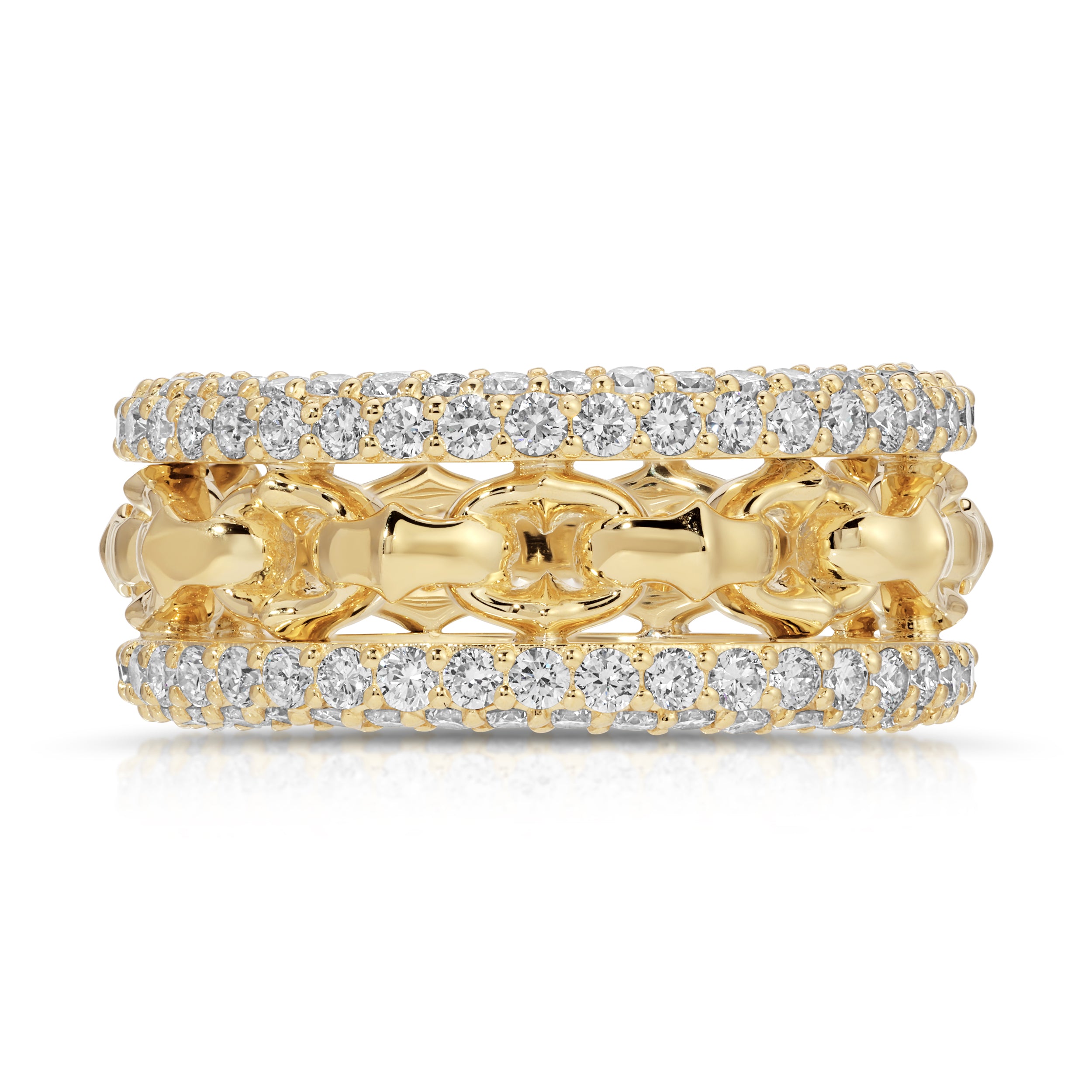 DIAMOND TATTOO CUSP RING