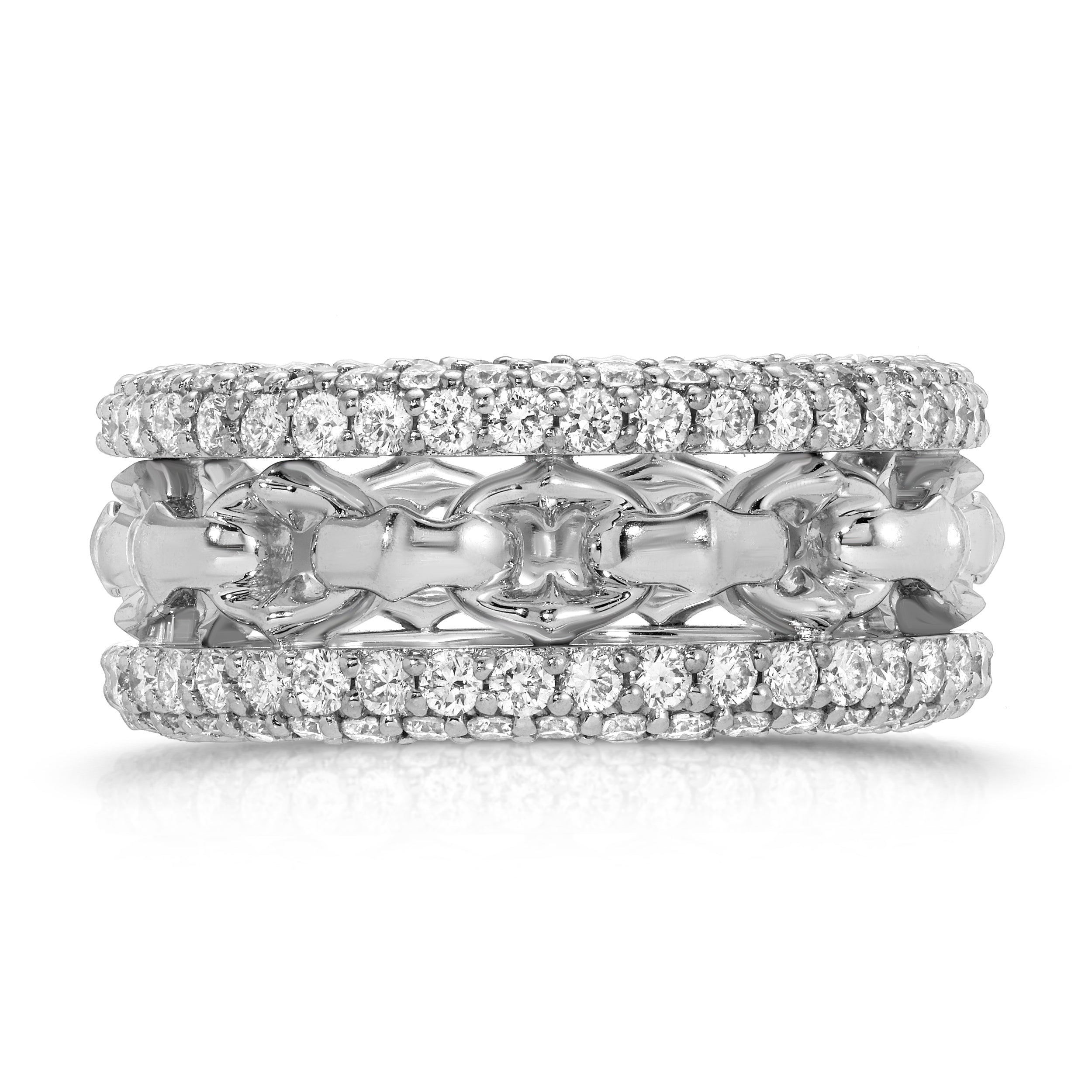 DIAMOND TATTOO CUSP RING