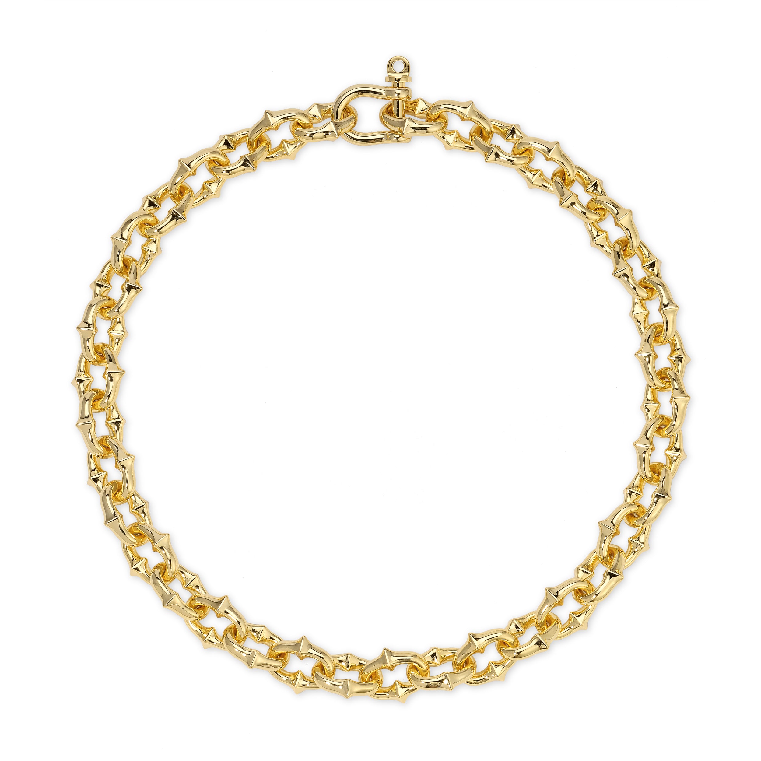 Gold Medium Tattoo Link Chain