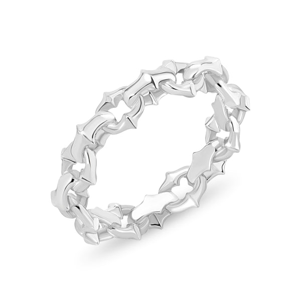 Sterling Silver Tattoo Link Band