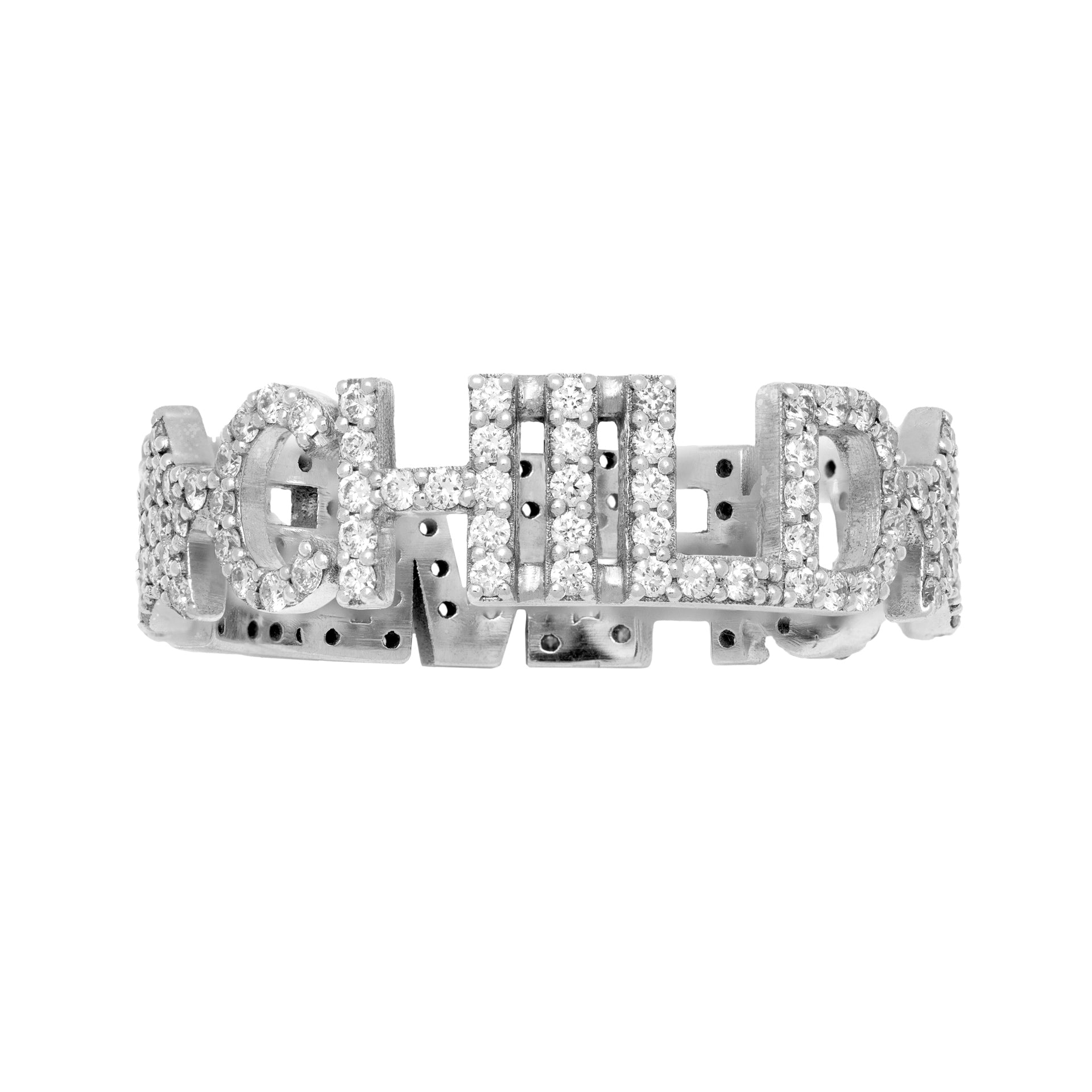 CUSTOM DIAMOND NAMEPLATE RING