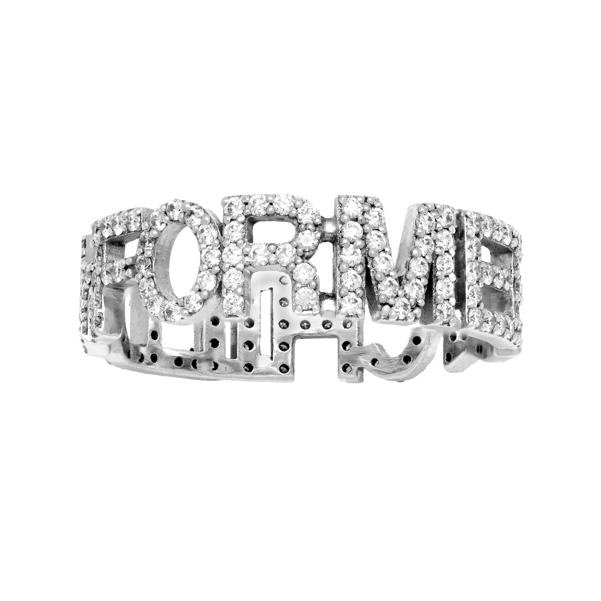 CUSTOM DIAMOND NAMEPLATE RING
