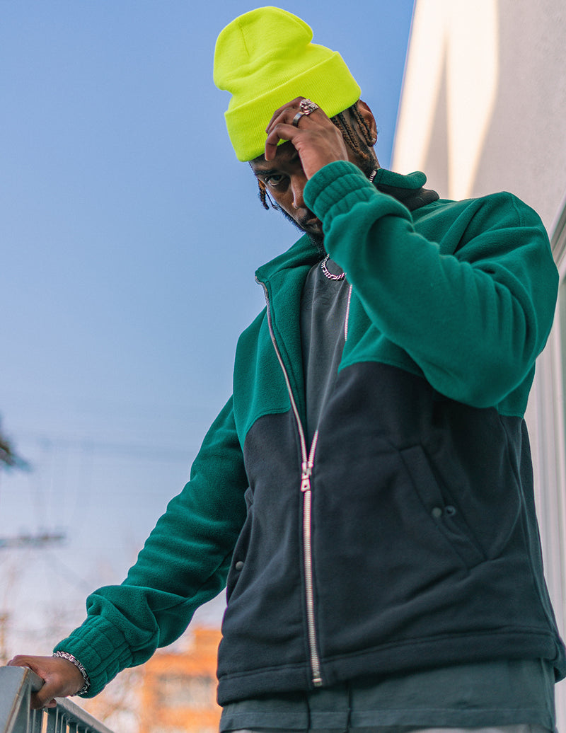 Two-Tone Fleece Jacket